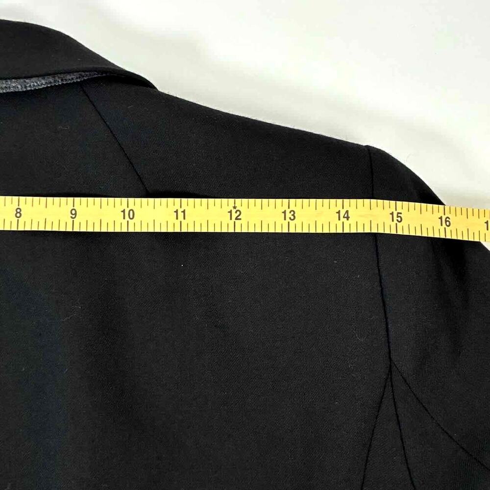 J. Crew Women's Black Wool Blend Original Schoolboy Blazer - Size 8 - Picture 7 of 10